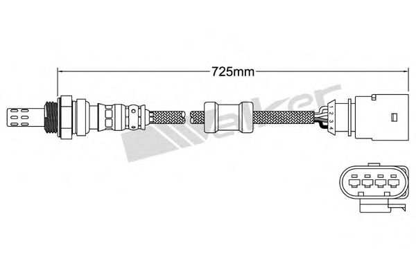 250-241094 Sonda Lambda WALKER PRODUCTS 