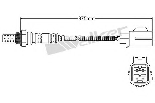 250-24482 Sonda Lambda WALKER PRODUCTS 