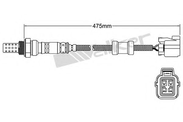 250-24621 Sonda Lambda WALKER PRODUCTS 