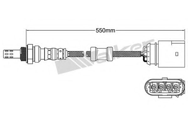 250-24940 Sonda Lambda WALKER PRODUCTS 