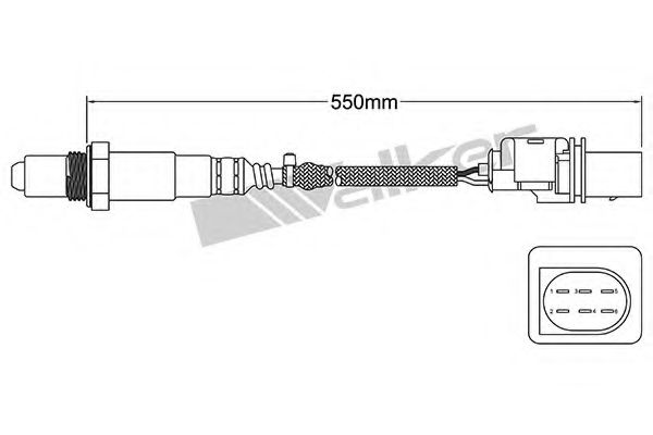 250-25049 Sonda Lambda WALKER PRODUCTS 