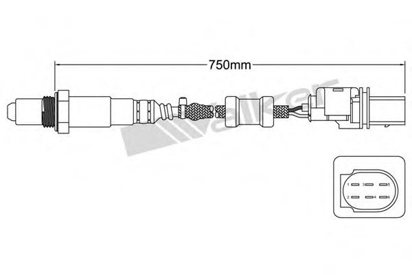 800-95007 Sonda Lambda WALKER PRODUCTS 