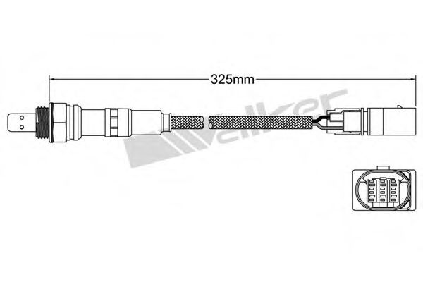 800-95021 Sonda Lambda WALKER PRODUCTS 
