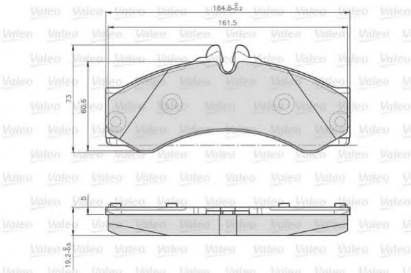 set placute frana,frana disc 2