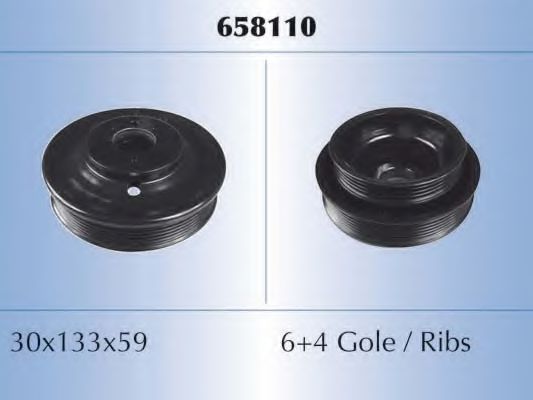 658125BER Fulie curea, arbore cotit MALÒ 