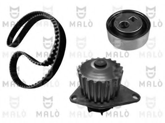 W121180K Set pompa apa + curea dintata MALÒ 
