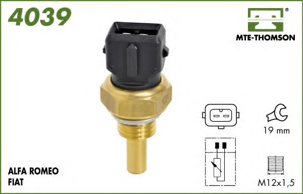 4039 senzor,temperatura lichid de racire MTE-THOMSON 