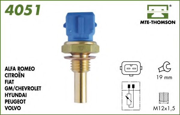 4051 senzor,temperatura ulei MTE-THOMSON 