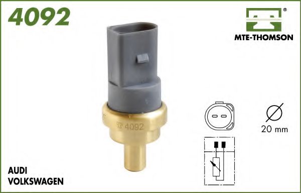 4092 senzor,temperatura lichid de racire MTE-THOMSON 