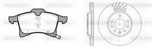 Set frana, frana disc