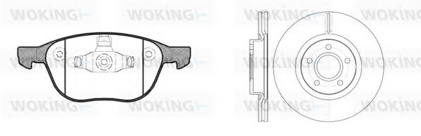 Set frana, frana disc
