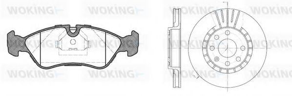 Set frana, frana disc