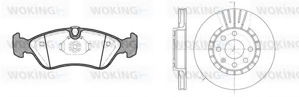 Set frana, frana disc