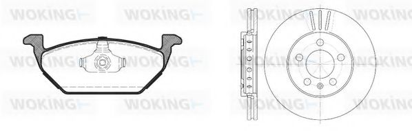 Set frana, frana disc