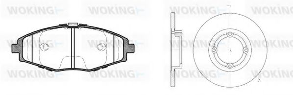 87963.00 Set frana, frana disc WOKING 