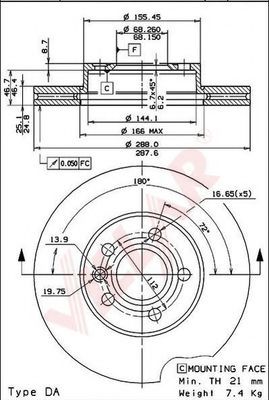 Disc frana