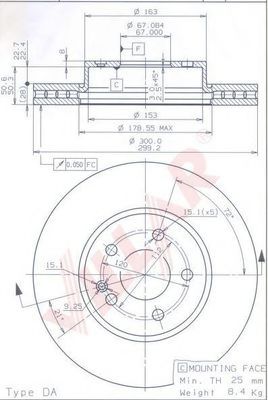 Disc frana