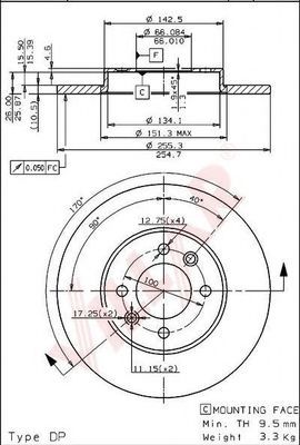 Disc frana