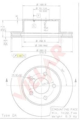 Disc frana