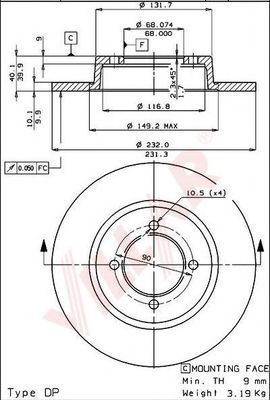 Disc frana