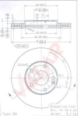 Disc frana