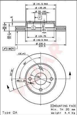 Disc frana