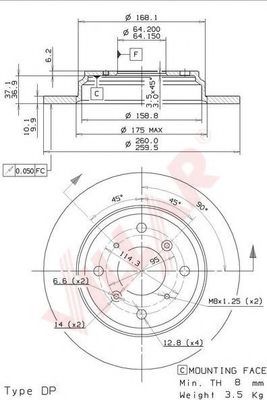 Disc frana