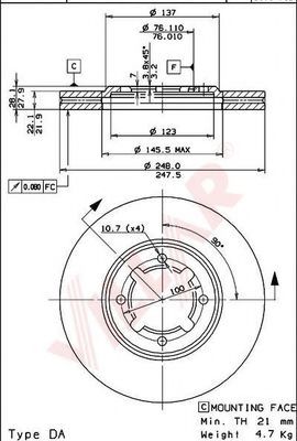 Disc frana