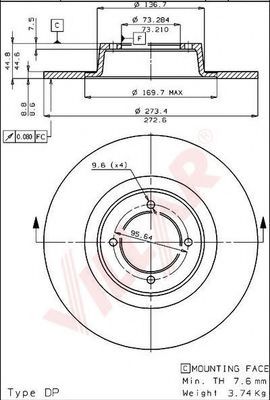 Disc frana