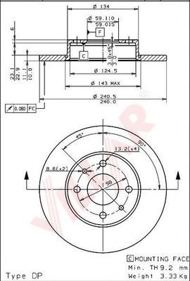 Disc frana