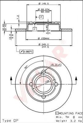 Disc frana