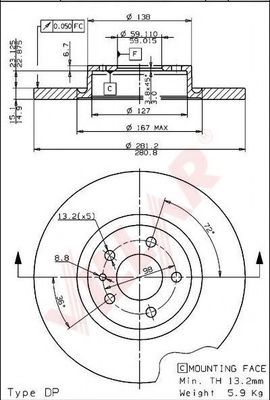Disc frana