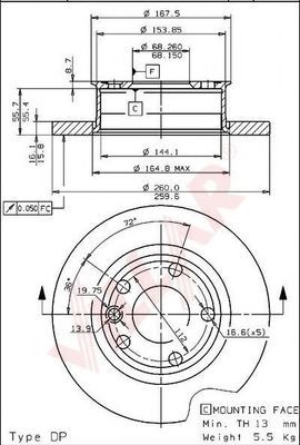 Disc frana