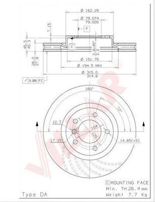 Disc frana