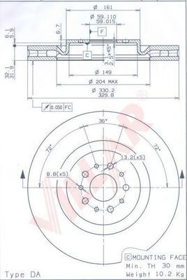 Disc frana