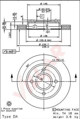 Disc frana