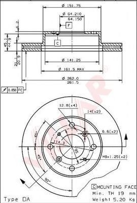 Disc frana