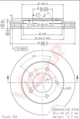 Disc frana