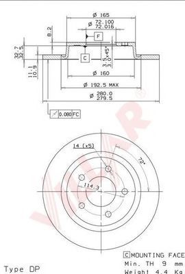 Disc frana