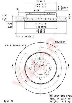 Disc frana