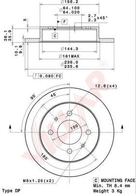Disc frana