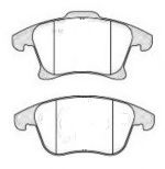RA.1113.0 set placute frana,frana disc RAICAM 