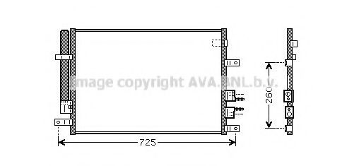 AL5097D Condensator, climatizare PRASCO 