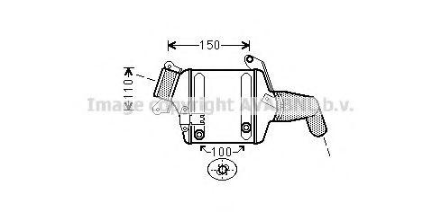 BW4380 Intercooler, compresor PRASCO 