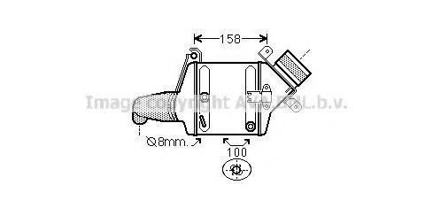 BW4381 Intercooler, compresor PRASCO 