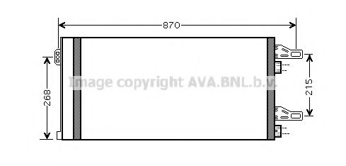 CNA5246D Condensator, climatizare PRASCO 