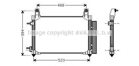 DW5081D Condensator, climatizare PRASCO 