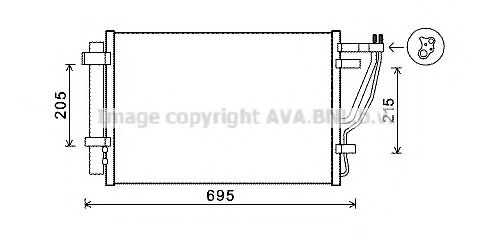 KAA5147D Condensator, climatizare PRASCO 