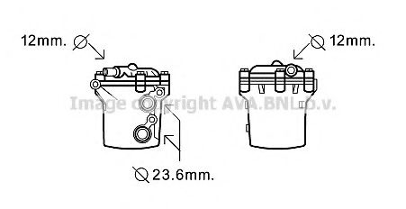 MS3541 Radiator ulei, ulei motor PRASCO 