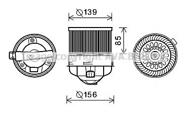 PE8370 Electromotor, ventilatie interioara PRASCO 
